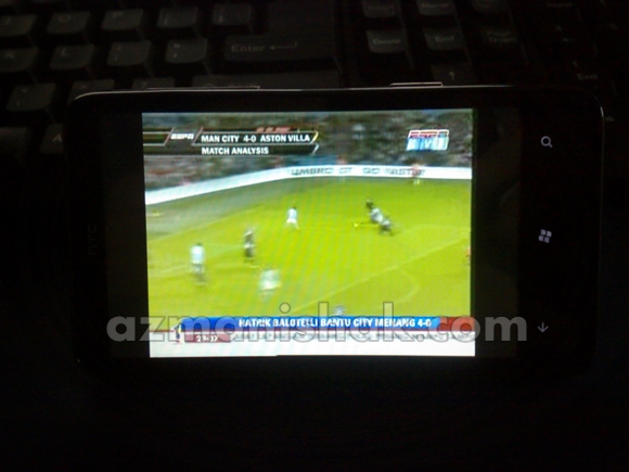 HTC HD7 – MiraTV – Aplikasi Streaming TV Sedunia