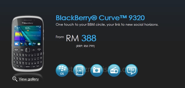 PB: Celcom Melancarkan BlackBerry Curve 9320 – Masa untuk bersosial