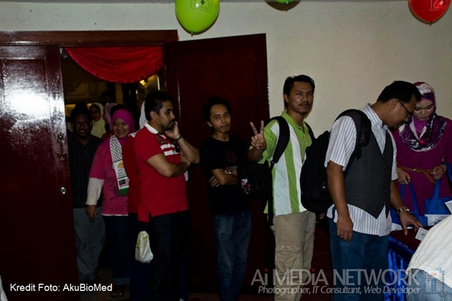 Sesi Pendaftaran: AI MEDIA NETWORK. Foto kredit kepada AkuBioMed