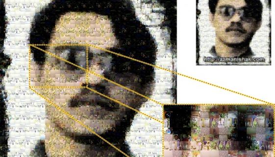 Saiz asal setelah siap semua gambar disusun sebegini adalah 11.5MB.