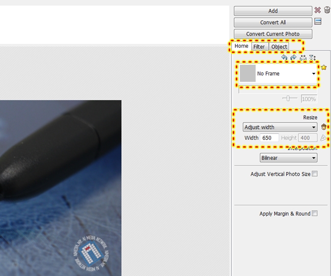 Kat bahagian sebelah ni, banyak option untuk "batch processing"