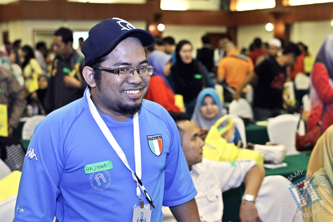 Nak lari mana? Ooo... alasan la tu nak skip blanje nasi beriyannniii...