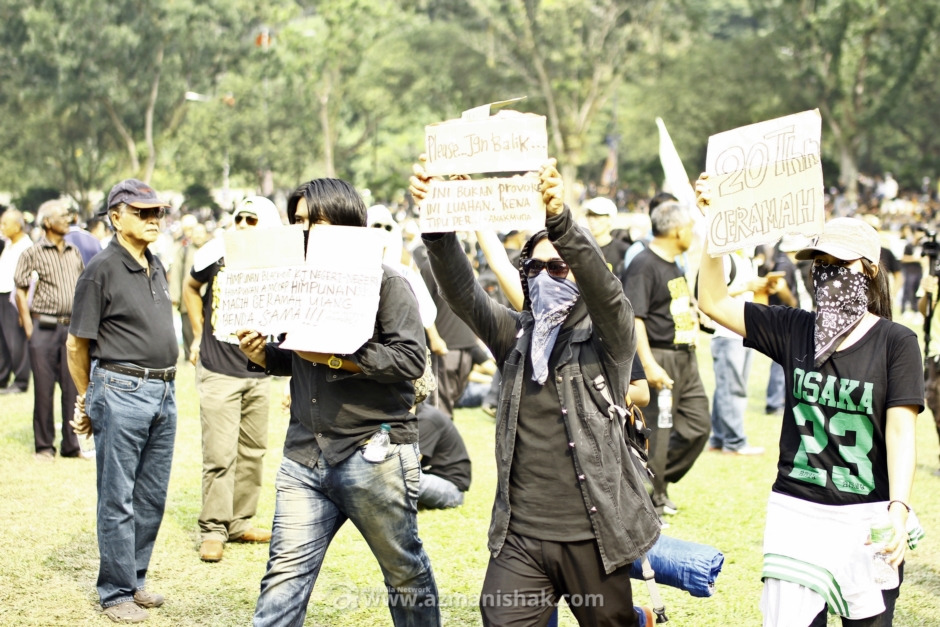 Kumpulan provokasi datang buat kecoh.
