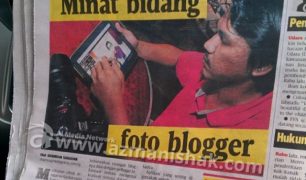 Muka Pakcik terpampang dalam Mingguan Metro 30/06/2013 satu muka surat taw. hahaha