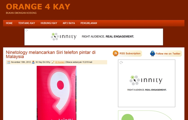 Blog En. Oren Mr. Kay yang comel.. hehehe..