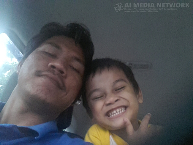 Kalau berjauhan pulak, segala kenakalan dia akan kita rindu.