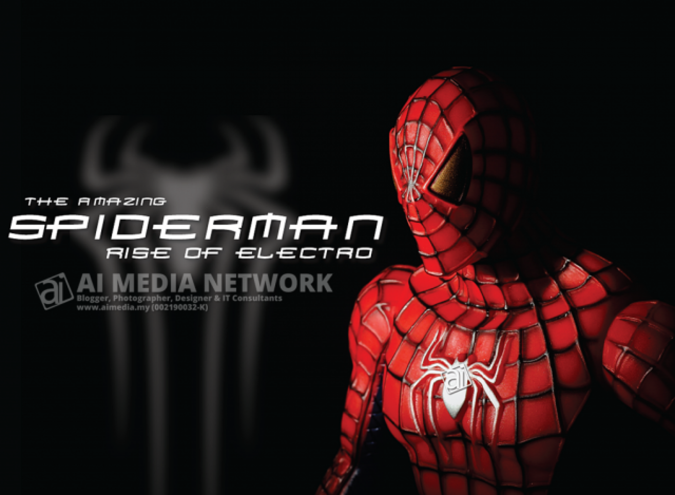 Spiderman Poster 2014 - Potia kata... boleh hantar invoice kat Marvel... hahaha Eh? Marvel ke Capcom?